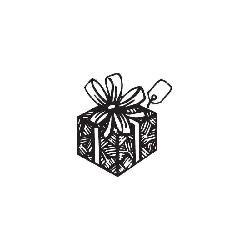 Tampon anniversaire Cadeau en bois — vue 1