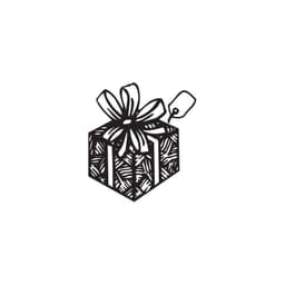 Tampon anniversaire Cadeau en bois — vue 1