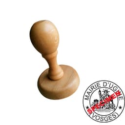 Tampon Marianne en bois — vue 2