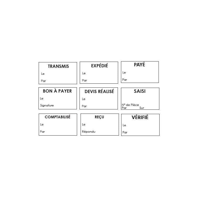 Empreinte tampon commerciale 5460 — vue 1