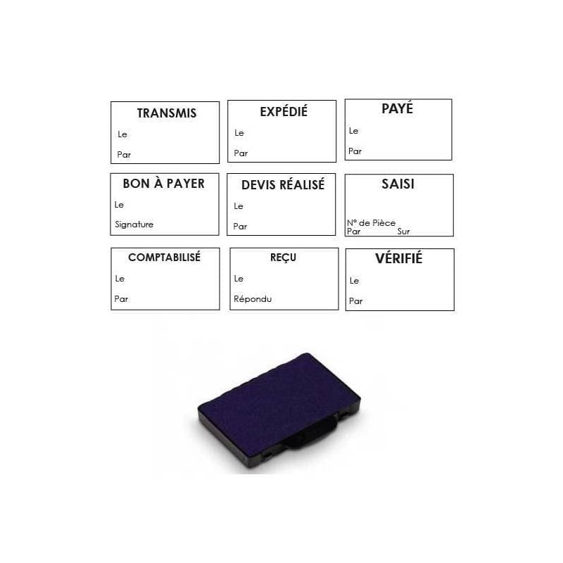 Empreinte tampon commercial 5460 & encreur