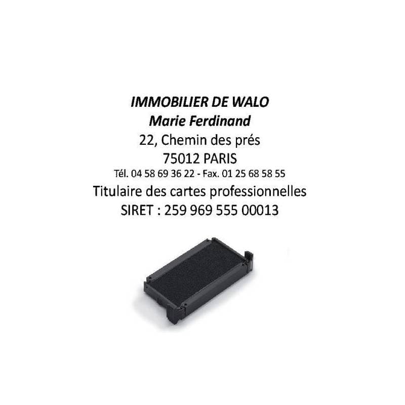 Empreinte tampon 4928 & encreur