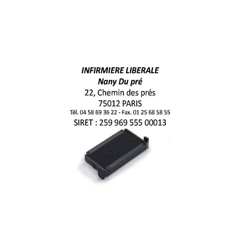 Empreinte tampon 5208 & encreur
