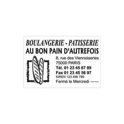 Tampon encreur 4927 9 lignes de texte — vue 2