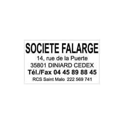 Tampon métal 5200 5 lignes ou logo — vue 5