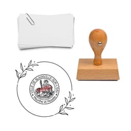 Tampon Marianne en bois — vue 1