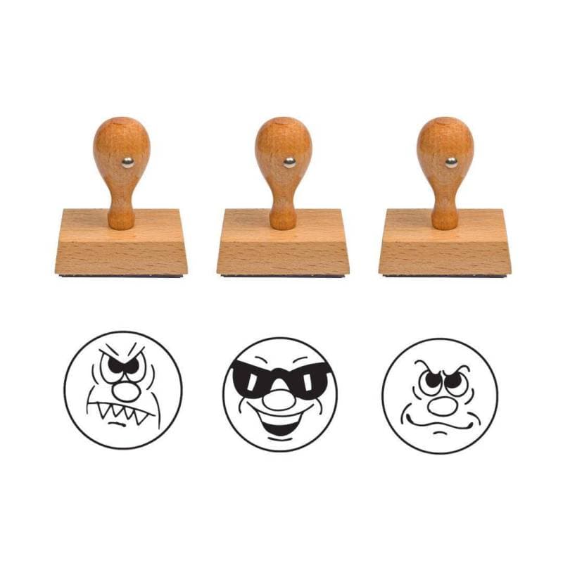 3 tampons smiley au choix — vue 1