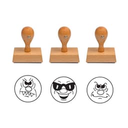 3 tampons smiley au choix — vue 1