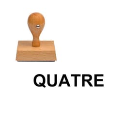 Chiffre en lettres à personnaliser — vue 4