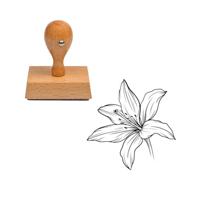 Tampon fleur easter lily — vue 1