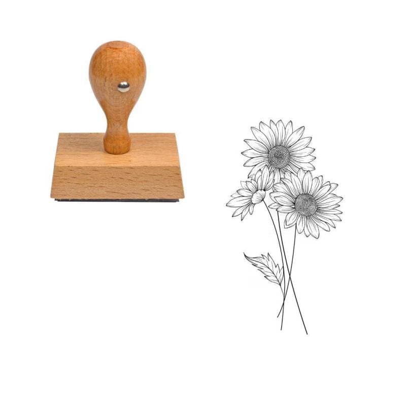 Tampon fleur marguerite — vue 1