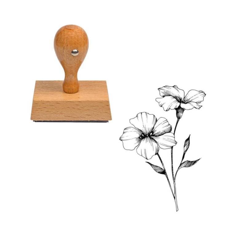 Tampon fleur de lin