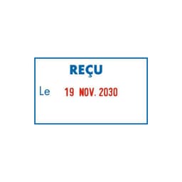 Tampon payé le OU reçu le — vue 2
