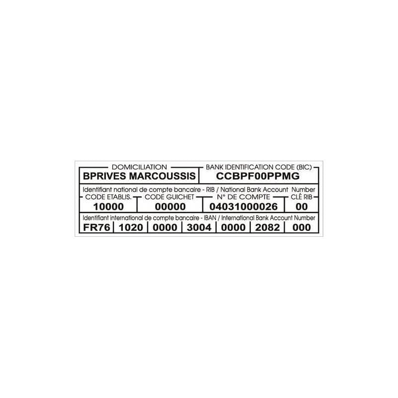 Empreinte tampon 4925