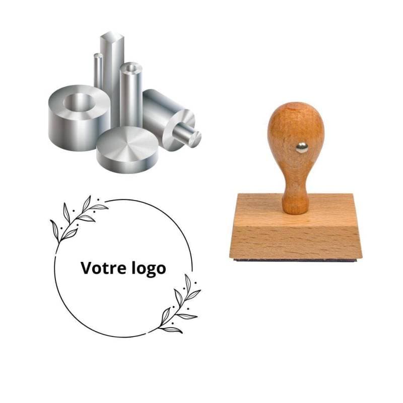 Tampon acier en bois à personnaliser
