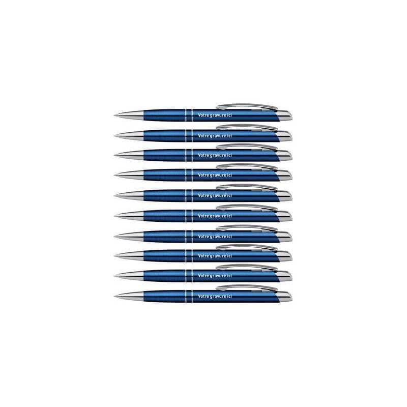 Stylo personnalisé prénom Bleu