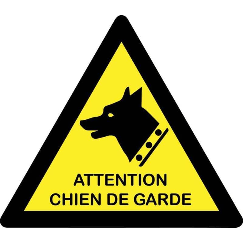Plaque chien de garde — vue 1