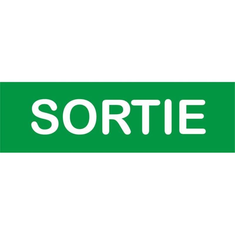 Plaque sortie — vue 1