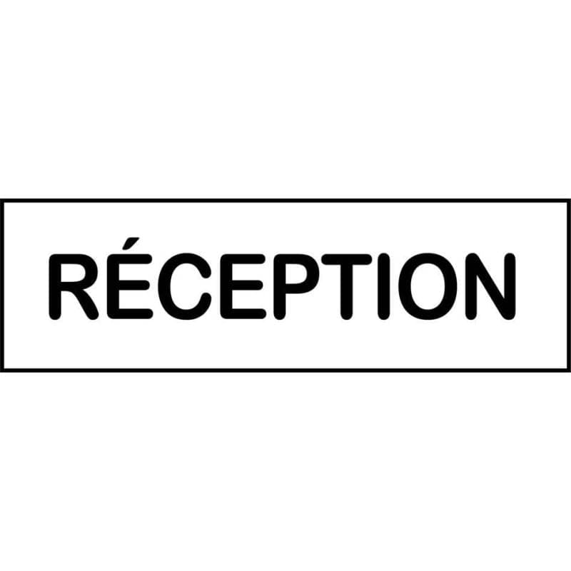 Plaque réception — vue 1
