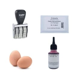 Tampon date et encre pour les œufs — vue 1