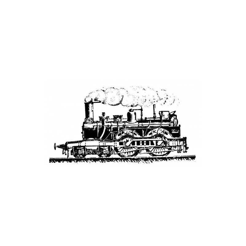 Tampon locomotive en bois — vue 1