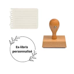 Tampon ex-libris en bois — vue 1