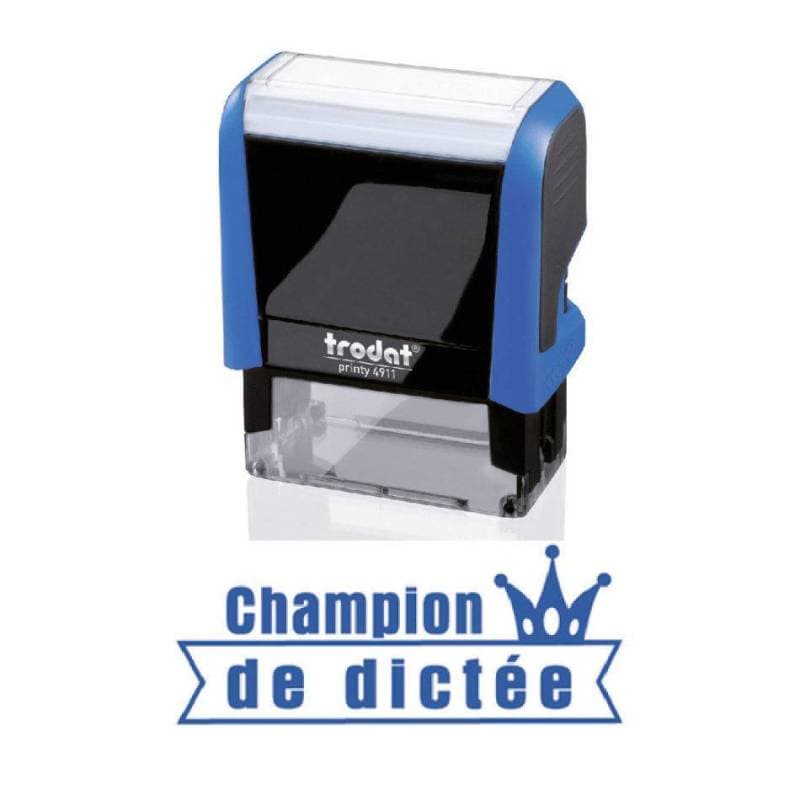 Tampon enseignant encreur Champion de dictée Trodat — vue 1