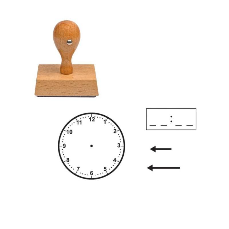 Tampon horloge — vue 1