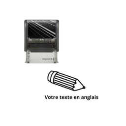 Tampon encreur enseignant à personnaliser en anglais Imprint — vue 1