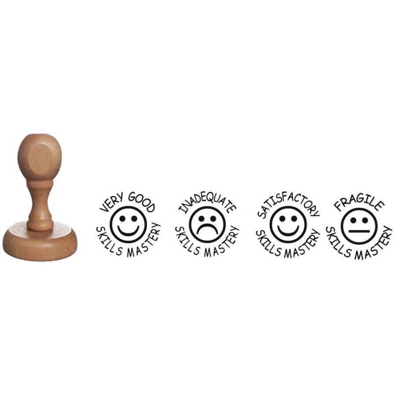 Tampon anglais smiley — vue 1