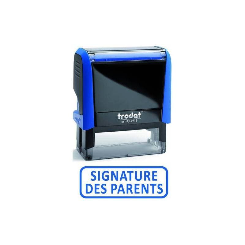 Tampon signature des parents rectangulaire Trodat — vue 1