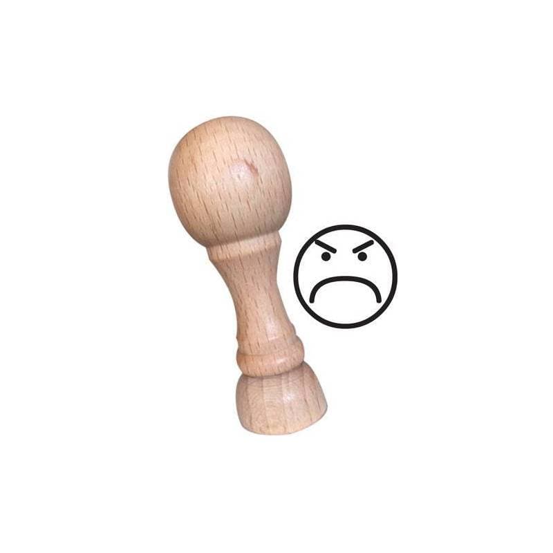 Tampon smiley en colère n°55 — vue 1