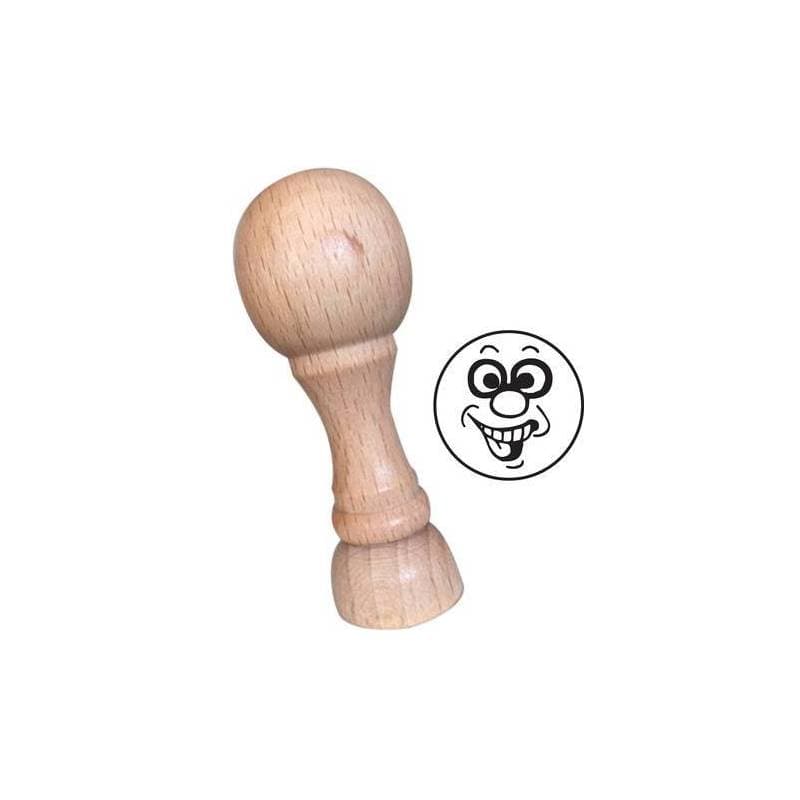 Tampon smiley stupide n°53 — vue 1