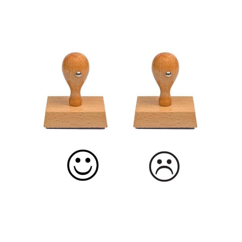 Tampon smiley content pas content n°21 et n°20 — vue 1