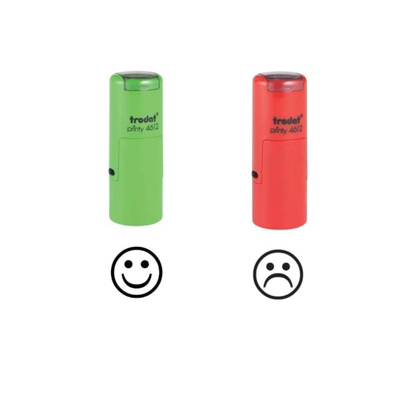 Tampon smiley encreur content pas content n°21 et n°20 — vue 1