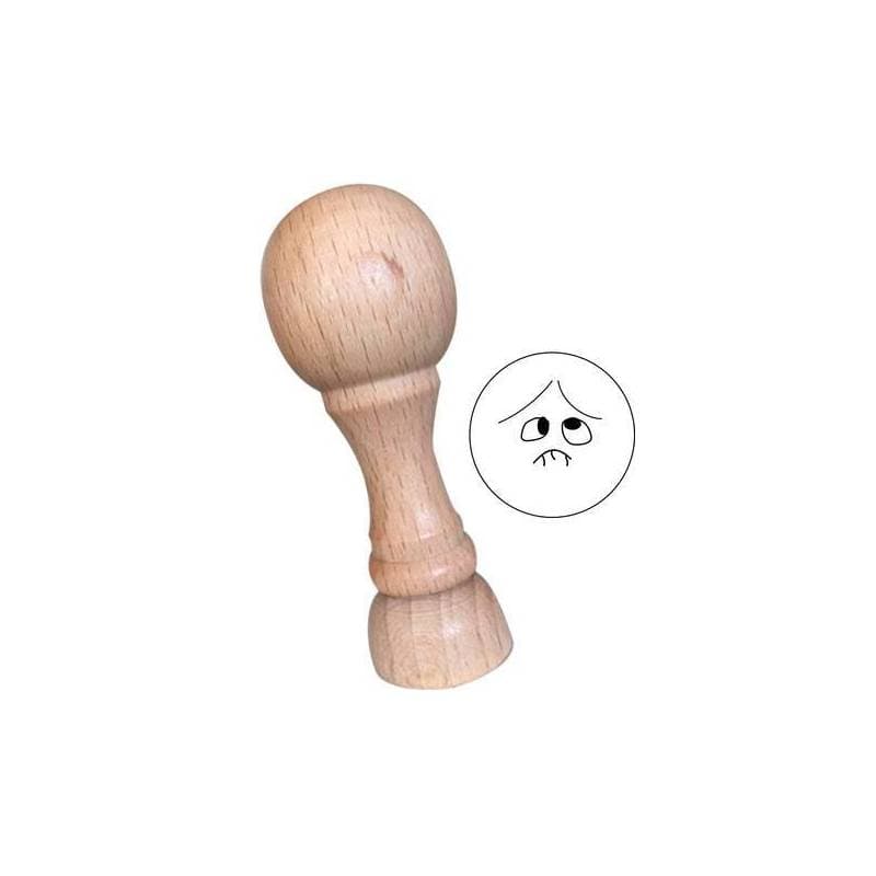 Tampon smiley mécontent n°207 — vue 1
