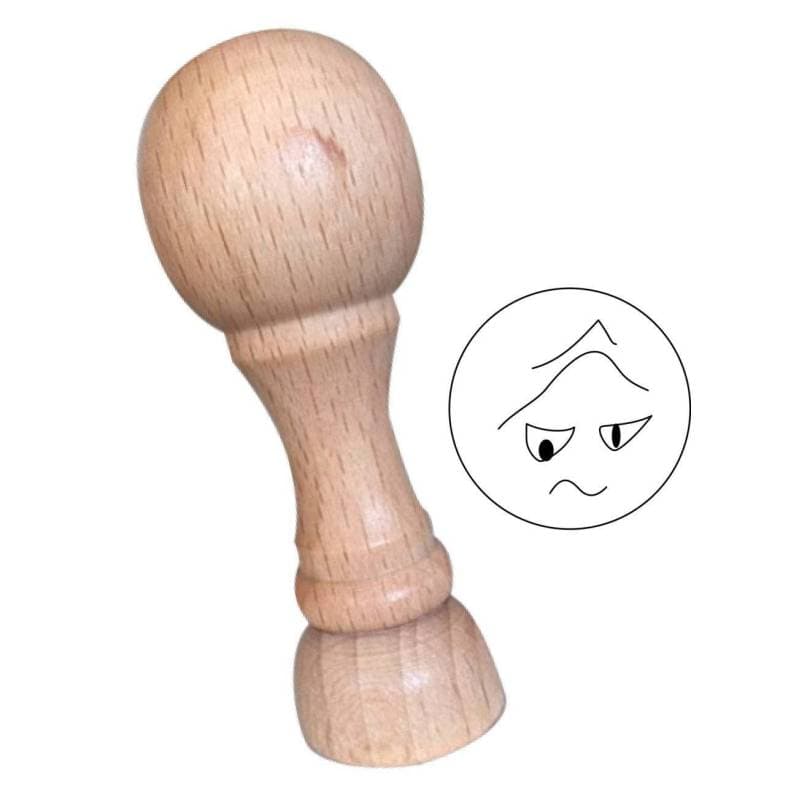 Tampon smiley déception n°215 — vue 1