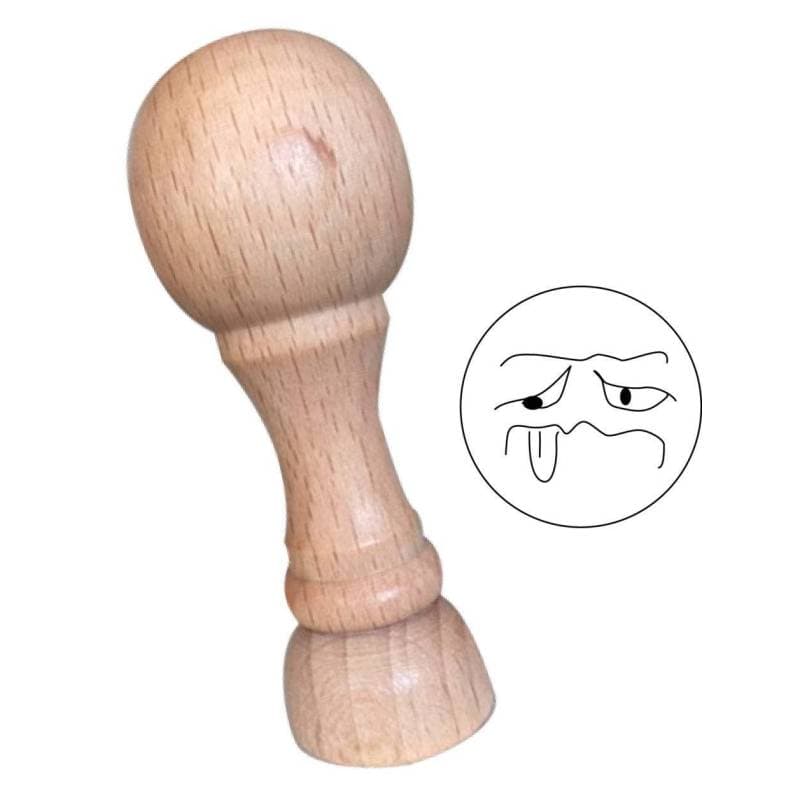 Tampon smiley déception n°217 — vue 1