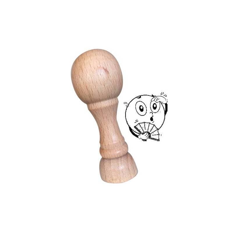 Tampon smiley choqué n°226 — vue 1