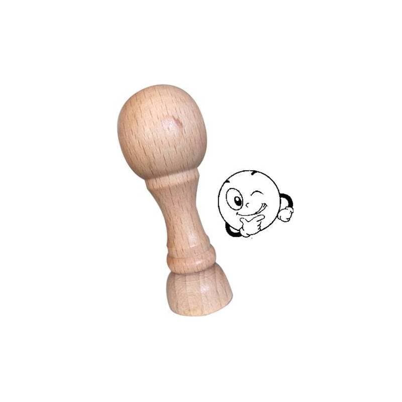Tampon smiley confiant n°224 — vue 1