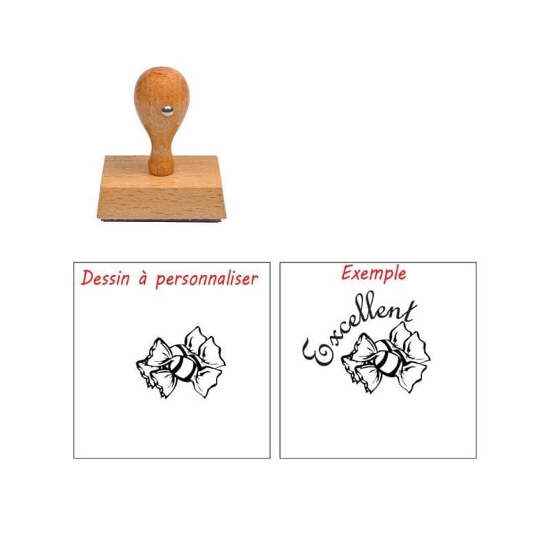 Tampon enseignant bonbon à personnaliser n°35 — vue 1
