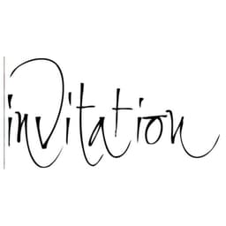 Tampon invitation écriture spéciale n°3 en bois — vue 1