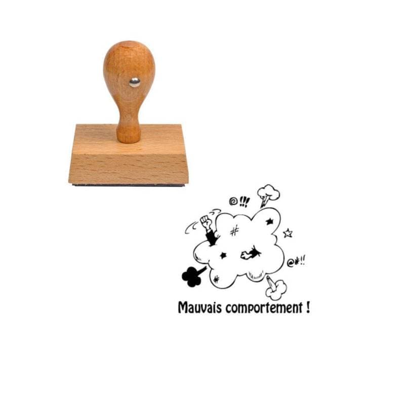 Tampon enseignant mauvais comportement n°121 — vue 1