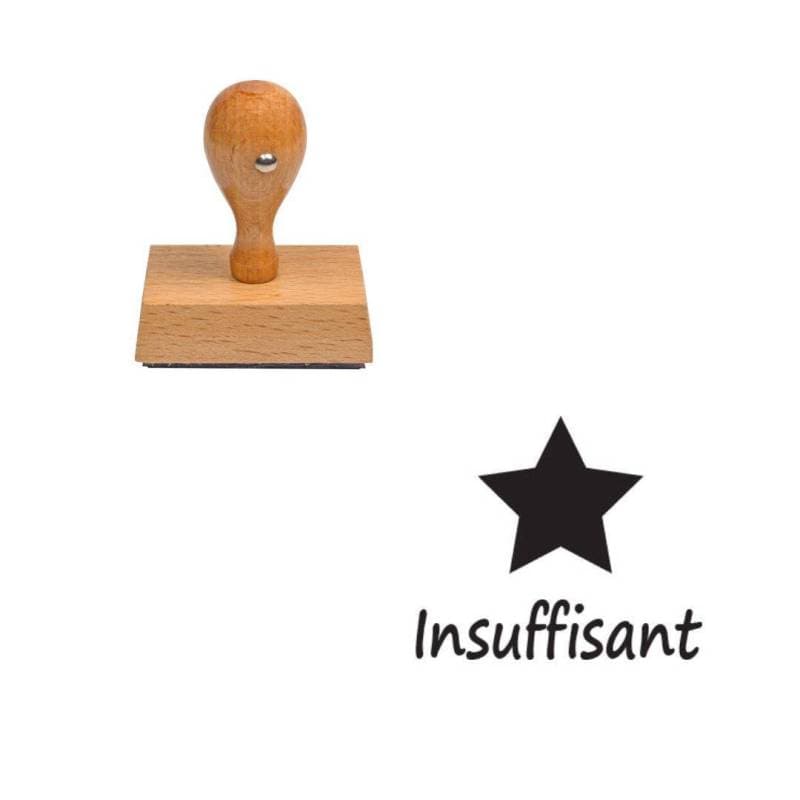 Tampon enseignant insuffisant étoile n°131 — vue 1