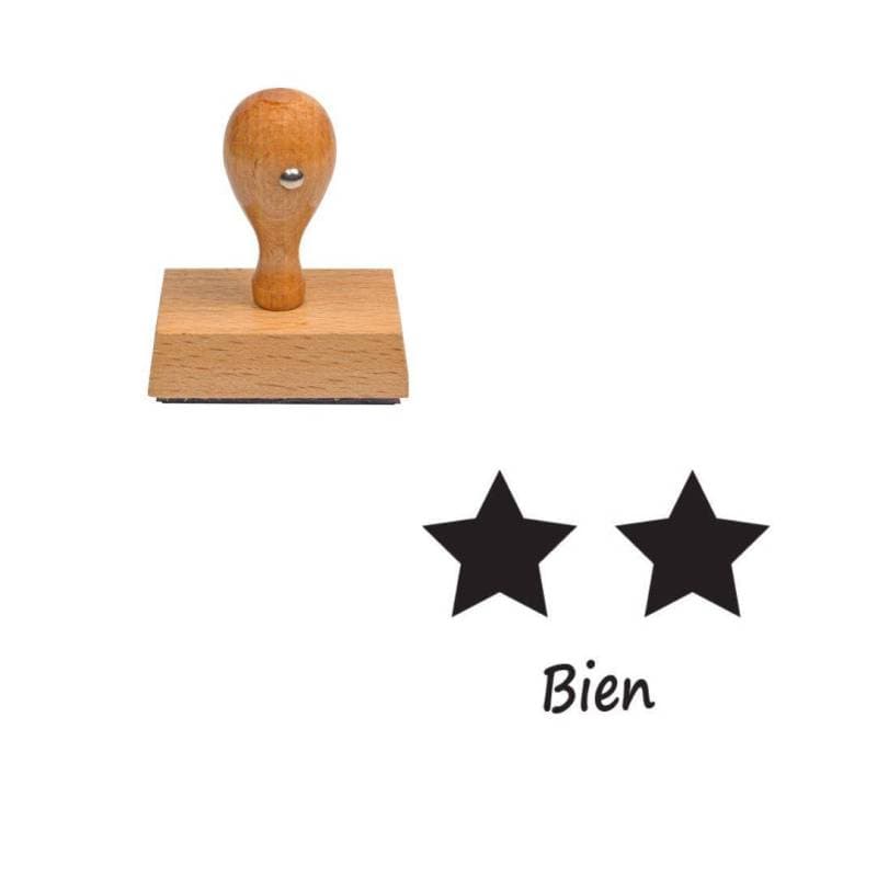 Tampon enseignant bien étoile n°132 — vue 1