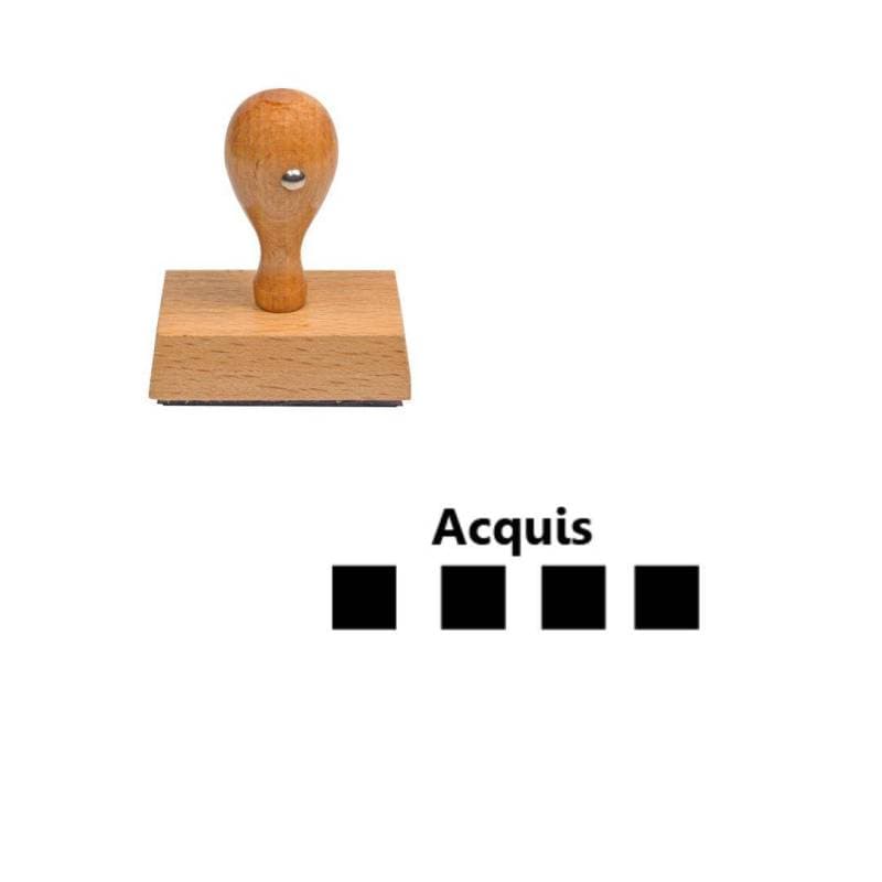 Tampon enseignant acquis cube n°134 — vue 1