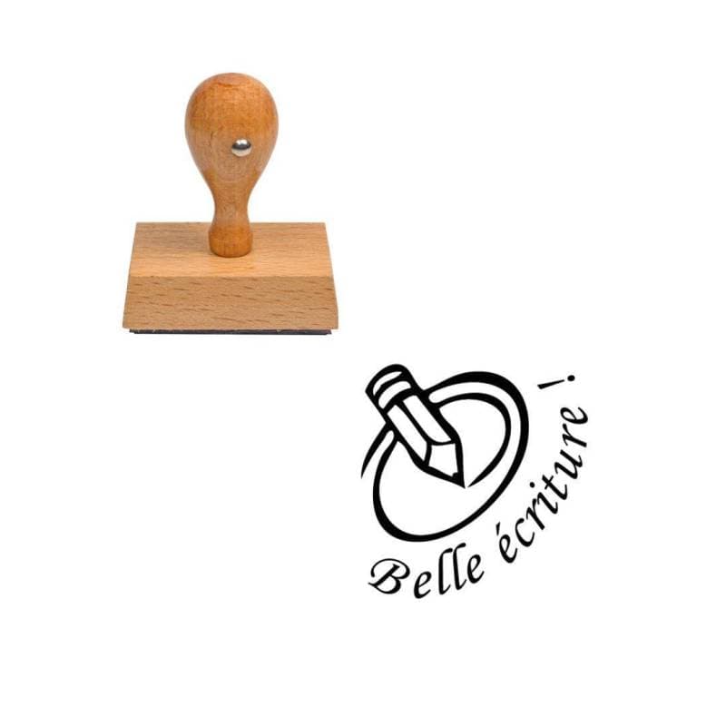 Tampon enseignant belle écriture ronde n°158 — vue 1