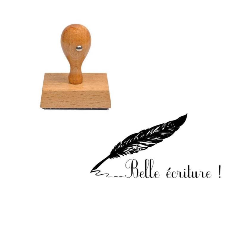 Tampon enseignant belle écriture plume n°159 — vue 1
