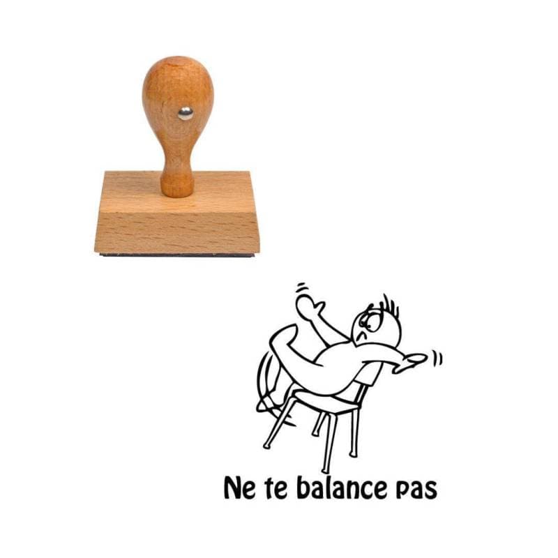 Tampon enseignant ne te balance pas n°193 — vue 1