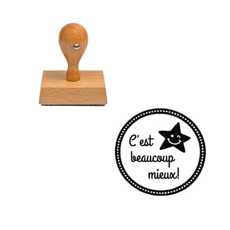 Tampon enseignant c'est beaucoup mieux n°205 — vue 1